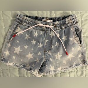 Celebrity Pink Star Print Denim Shorts